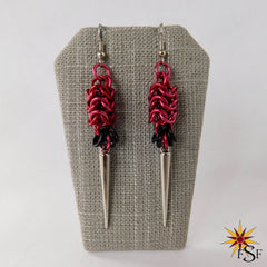 Spiked Roundmaille Earrings